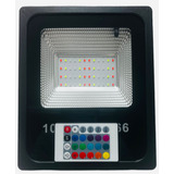Kit 5 Refletor Led Holofote 100w Bivolt Rgb Colorido Memoria