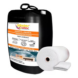 Borracha Liquida Impermeabilizante 45kg + 50m² Bidim Vp50