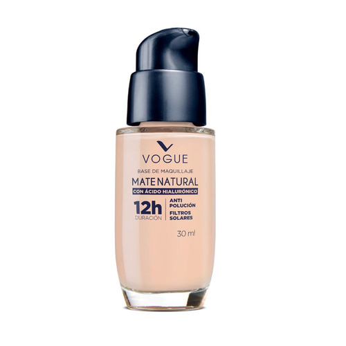 Base De Maquillaje Vogue Mate Natural 30ml