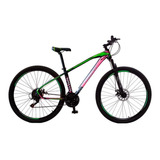 Bicicleta Mountain Bike Aluminio R29 Forest Cambios Freno