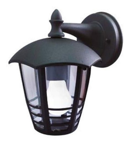 Farol Arbotante Negro Delice 60 W Para Exteriores