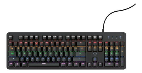 Teclado Gamer Mecanico Trust Mazz Gxt 863 Switch Red