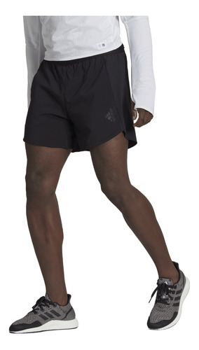 Short adidas Correr Designed For Running Hombre Negro