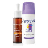 Kit Facial Dermaglós (serum Vitamina C + Protector Fps 50 )