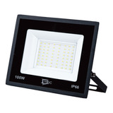 Refletor Led 100w Holofote Prova Dágua Ip66 3000k/6500k