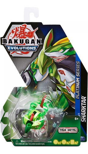 Bakugan Evolutions - Sharktar Verde Metal- Platinum Series 