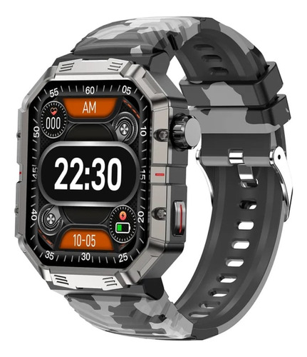 Relógio Smartwatch C30 Tank Militar + Bussola E Whatsapp 