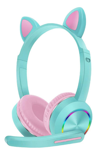 Auriculares Inalámbricos Bluetooth Con Luz Led Cat Ear