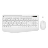 Combo Teclado Y Mouse Inalámbricos - Ergonómico Con Soporte 