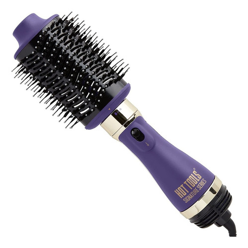 Cepillo Secador Hot Tools Salon One Step Oval Voluminizador Color Morado