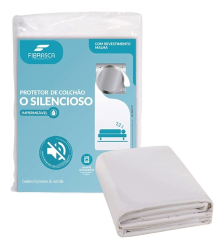 Protetor Impermeável Para Colchão Queen Size Branco Fibrasca