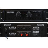 Amplificador Potencia Mark Audio Mk3600 Stereo 600w Rms Cor Preto 110v/220v
