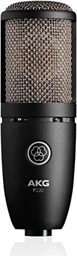 Akg Pro Audio P220 - Micrófono De Condensador Vocal, Color N
