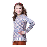 Blusa Thermo Power Stampato Xadrez Juvenil Feminina Upman