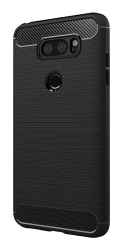 Funda Carbono LG Q Stylus K9 K11 G7 G6 Q7 Q6 V35 V30 V40 Thinq Alpha Plus Platinum Case Protector