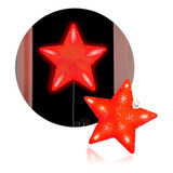 Estrella Luz Led Grande Ventana Puerta Navidad Rojo 2295ro