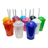 Vasos Milkshake Para Personalizar Colores (40u)