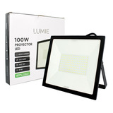 Reflector Led 100w Exterior - Interior Frio Potencia Luz