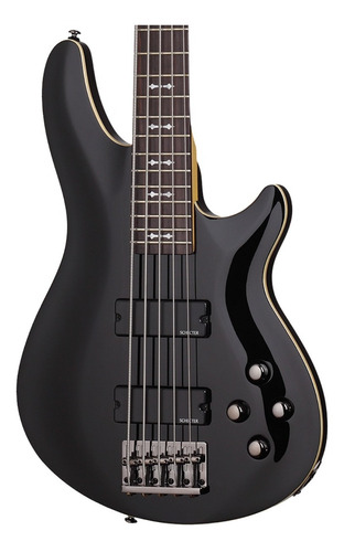 Schecter Omen-5 Blk Bajo Eléctrico 5 Cuerdas Negro Msi