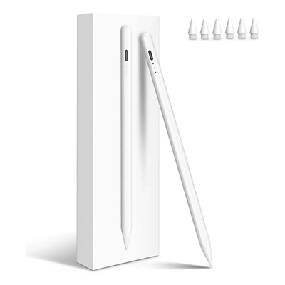 Lápiz Óptico Pluma Para iPad, Carga Rápida Magnético, Pen Con Carga Rápida, Inclinación Y Palm Rejection - Dibujo Escritura Digital | MercadoLibre