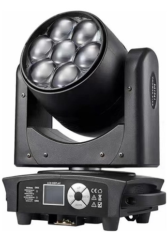 Cabezal Móvil Beam 7 Leds De 40w Rgbw  E-lighting Astro-740z