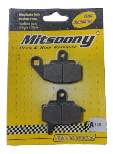 Pastillas Freno Mitsoony Fa130 Kawasaki Kx 125 87/88 Top Rac