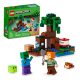 Kit De Construcción Lego Minecraft 21240, Pantano, 65 Piezas