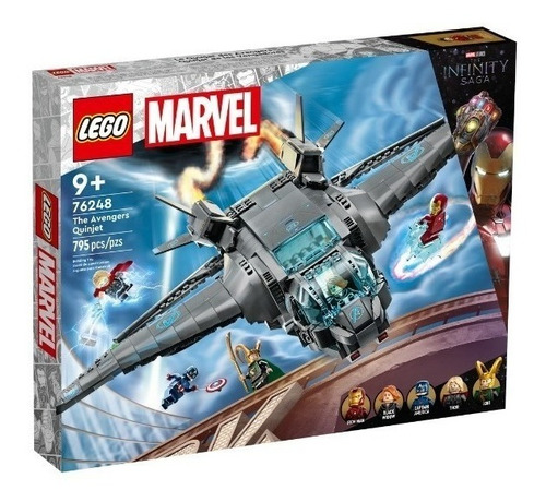 Lego Super Heroes 76248 Quinjet De Los Vengadores Cantidad De Piezas 795