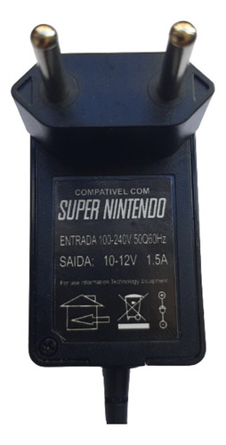 Fonte Compatível Com Super Nintendo Snes Bivolt Automática