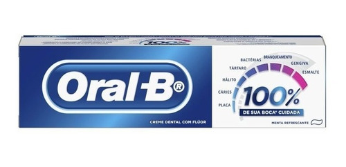 Atacado C/18 Creme Dental Oral-b 100% 70g C/ Nota Fiscal