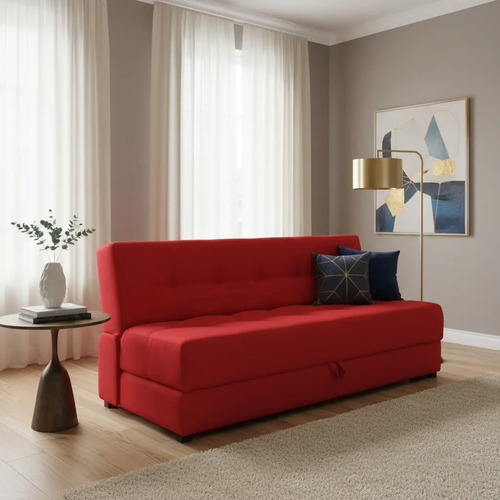 Sofá Cama Futón Matrimonial Moderno Con Almacenaje