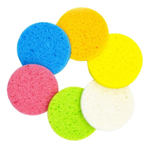 50 Pcs Makeup Remover Face Loofah Scrubbing Cellulose .