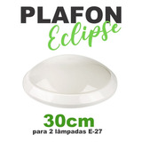 Plafonier Luminária Sobrepor 2 Lamp 20w E-27 Redondo Kit C/7