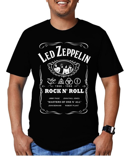 Playera Led Zeppelin Diseño 41 Rock Grupos Musicales Beloma