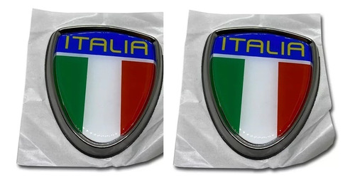 Par Emblema Adesivo Sigla Italia Original Fiat 100198565