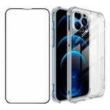 Capa Capinha Anti Impacto + Película 3d P/iPhone 11 12 13 14