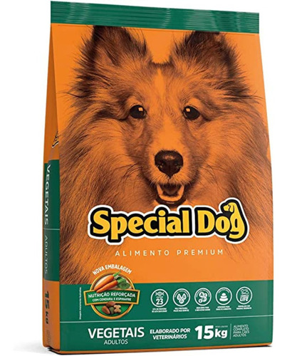 Special Dog Vegetais Ração Para Cães Adulto 15kg