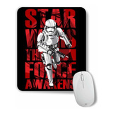 Pad Mouse Star Wars Guerra De Las Galaxias Logo Personajes D