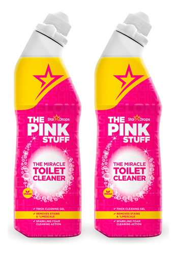 The Pink Stuff Limpiador De Inodoro Antisarro 750ml Pack X2