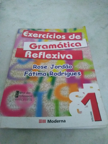 Exercícios De Gramática Reflexiva  1 Professor