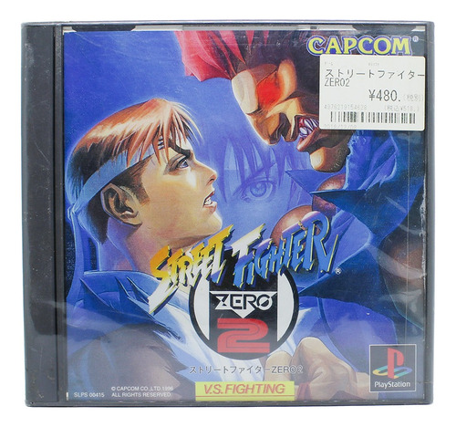 Jogo Street Fighter Zero 2 Ps1 Original Colecionador A12830