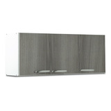 Alacena Maximo 72145 Acapulco Bco-grs 140x46x30 Color Gris