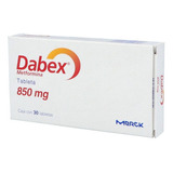 Dabex 850 Mg Caja Con 30 Tabletas