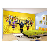 Papel De Parede 3d Heróis Batman Lego Infantil .,m² Nhma302