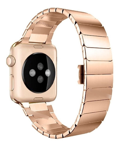 Pulseira Elos Para Apple Watch 40mm 44mm 42mm 38mm Aço Inox