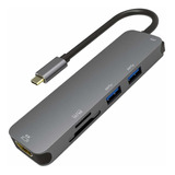 Concentrador Usb C  Adaptador Multipuerto Usb C 6 1 Hdm...