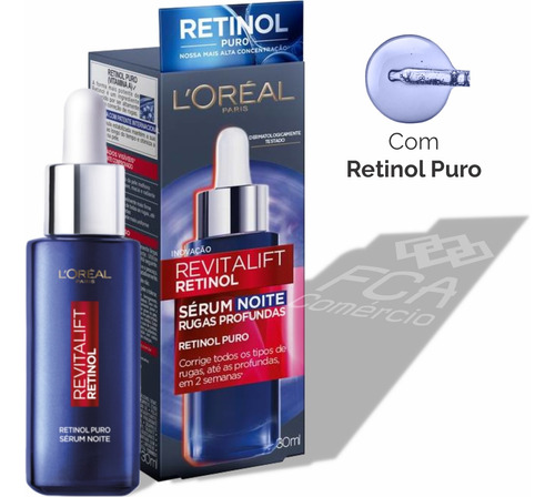 Revitalift Retinol Puro Sérum Noturno - 30ml - L`oréal Paris