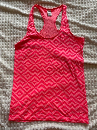 Blusa Tank Top Rosa Victoria Secret Pink S Basica Mujer