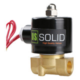 Valvula Solenoide De Acero Inoxidable 3/8 Pulgadas Para Aire