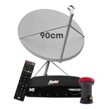 Kit 1 Receptor Digital Bs9900s Bedin - Antena 90cm Lnbf Ku